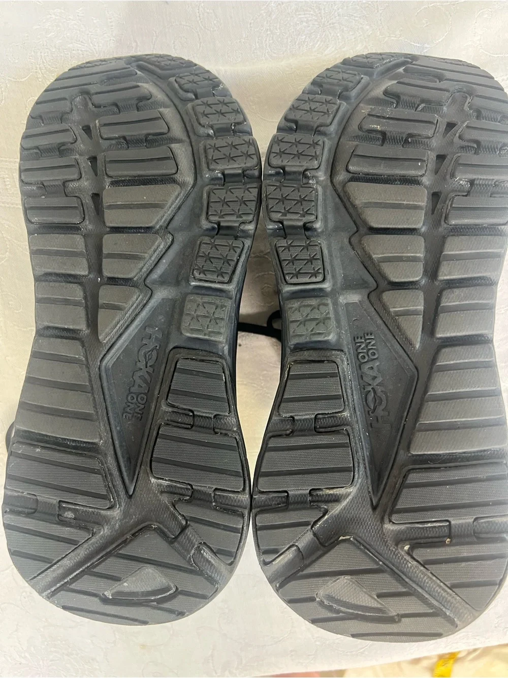 Hoka Men’s Gaviota Black Athletic Walkng Running Shoes Lace Up Max Support 8.5D👍